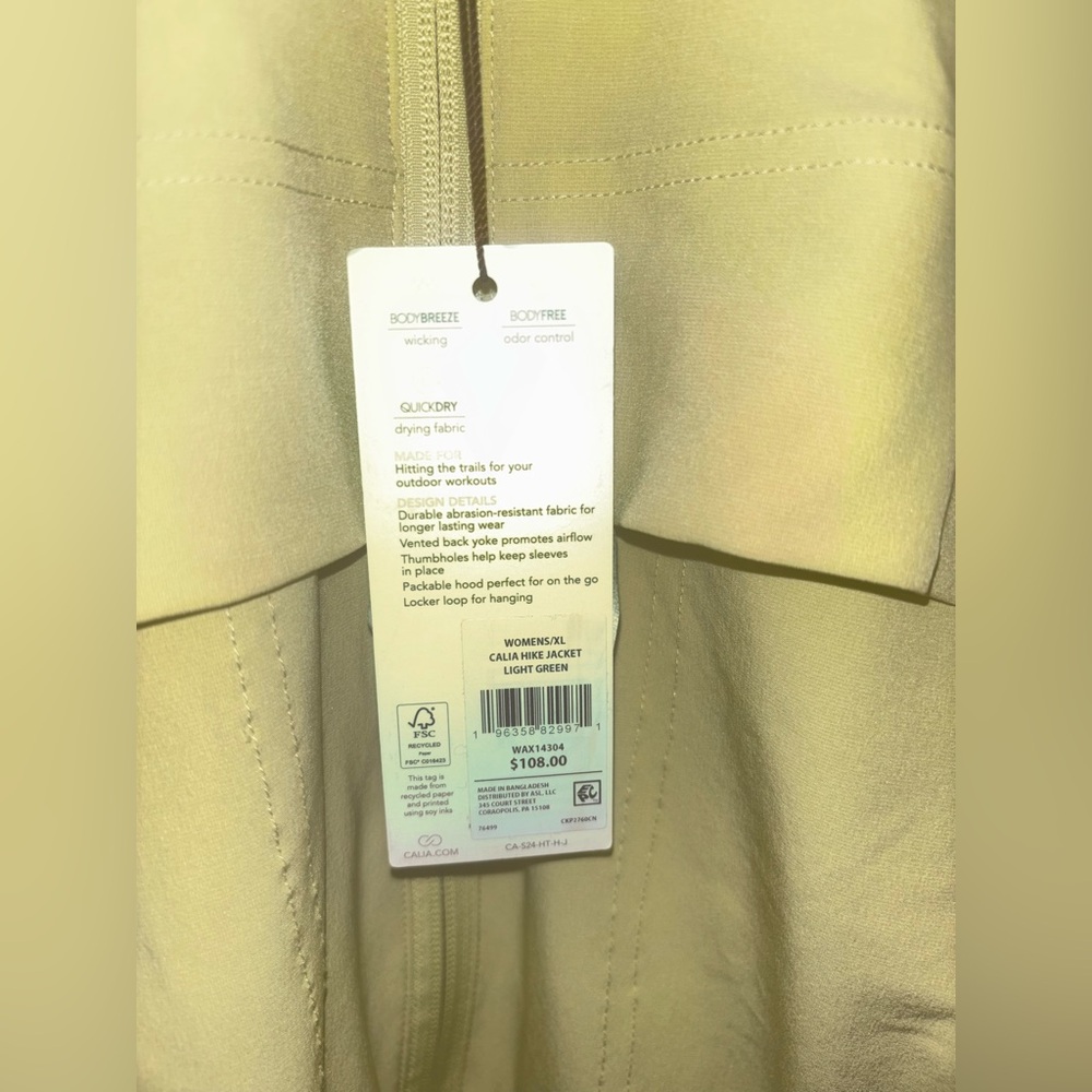 Women’s XL CALIA HIKE JACKET - Picture 3 of 5